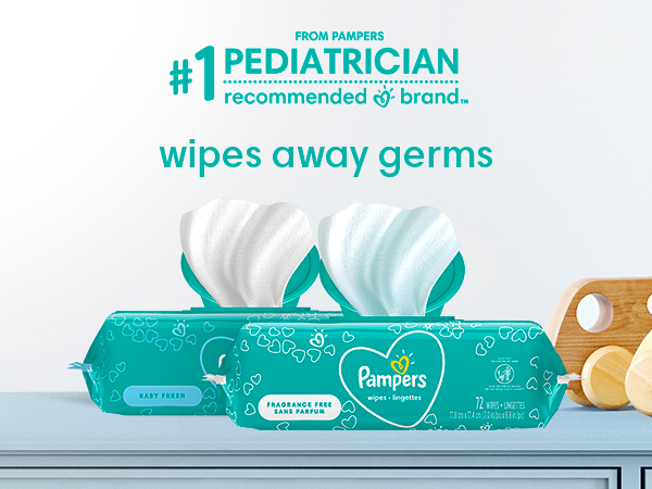 Wipes away germs