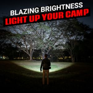 Blazing brightness light up your camp