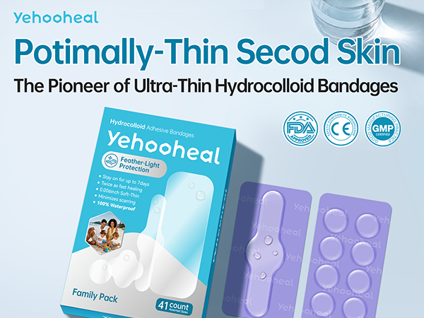 Secod Skin Hydrocolloid Bandages