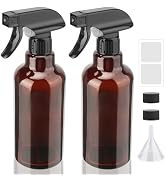 Hethyo Glass Spray Bottles 16.9oz Empty Spray Bottle Mist/Stream Spraying Small Refillable Contai...
