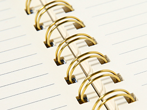 spiral notebook