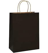 BagDream Gift Bags 10x5x13 Kraft Paper Bags 50Pcs Paper Shopping Bags, Mechandise Bags, Retail Ba...