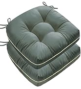 1 MIDDLE ONE Outdoor Chair Cushions Set of 2, Outdoor Cushions for Patio Furniture and Wicker Cha...