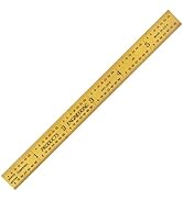 PEC Tools 6-inch Mechanic's Ruler, Titanium Nitride Coating, Measurement Accuracy 1/32", 1/64", 1...