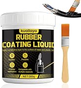 kuailaya Rubber Dip for Tools, Liquid Rubber Dip Tool Handle Dip Coating Effective Protection Sli...