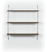 Donext 3 Tier Metal Bracket Shelf, Wall Display Bookshelf, Storage Rack Sundries Holder for Kitch...