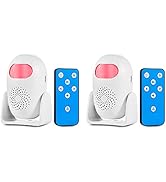 Upgraded Motion Sensor Alarm Indoor Motion Sensor Chime with Remote Control 120dB 4 Volume Levels...