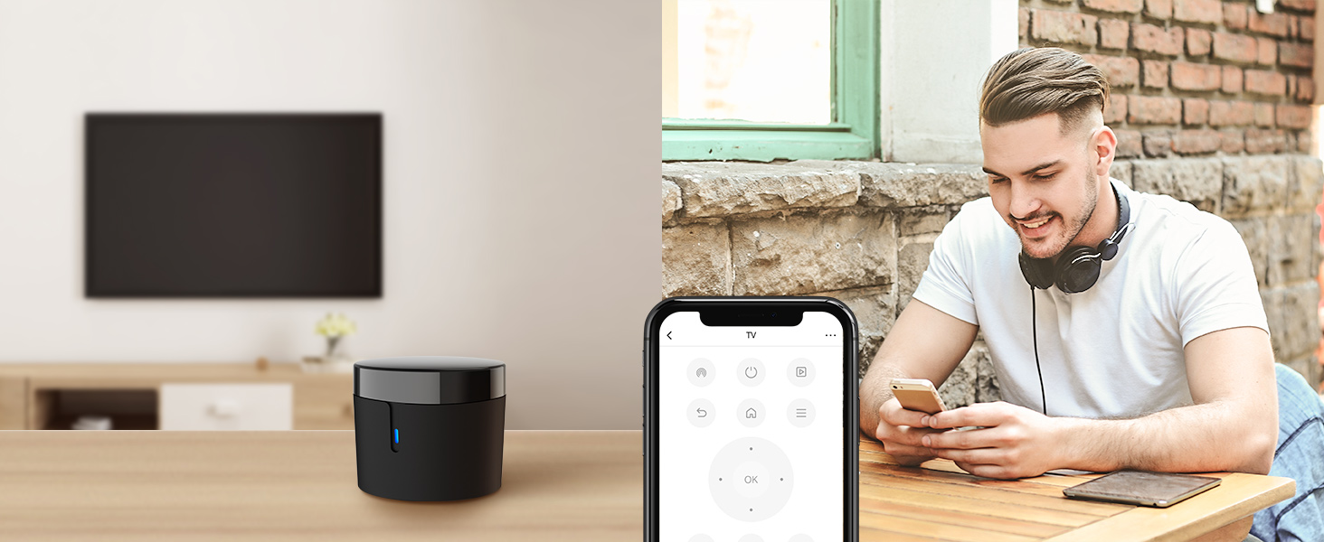 BroadLink RM4 mini Wi-Fi smart hub