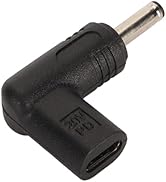 Heayzoki 100W PD USB Type C Female Input to DC 4.0mm x 1.35mm Power Charging Adapter, PD USB 3.1 ...