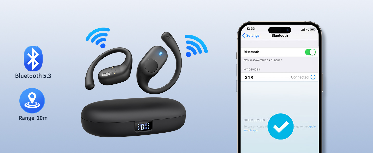 open ear clip earbuds