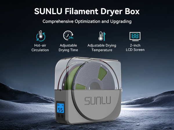 SUNLU Filament Dryer Box S1 for 3D Printer Filament