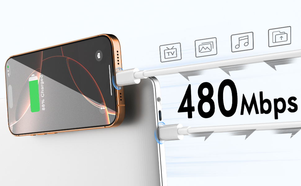 USB C to USB C Cable for Apple