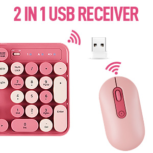 Wireless Keyboard and Mouse Combo,