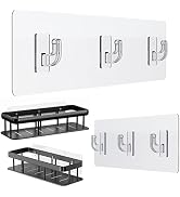 STARICH Adhesive Strips for Shower Caddy, Shower Caddy Adhesive Replacement Stickers, Replacement...