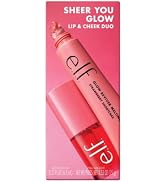 e.l.f. Sheer You Glow Lip & Cheek Duo, Blush Tint & Tinted Lip Balm | Buildable Sheer Color, Hydr...
