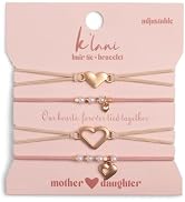 K'lani Hair Tie Bracelets for Women - Elastic Hair Bands That Double as Stylish Jewelry - Mother/...