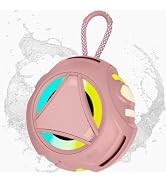 LUKADER Bluetooth Shower Speake Waterproof,Portable Outdoor Bluetooth Speake with RGB Lights,IPX6...