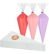 Kootek Piping Bags Disposable 12 Inch 100pcs, Anti Burst Thicken Pastry Bags, Icing Piping Bags f...