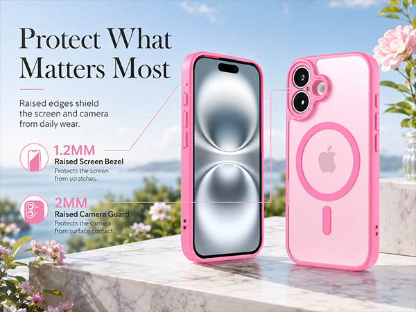 iphone 16 phone case hote pink