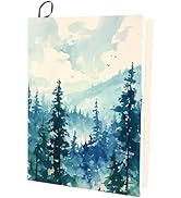 CRASPIRE Tree Stretchable Book Cover Forest Washable Reusable Large Nylon Book Protector Elastic ...