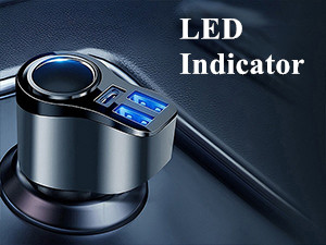 black car charger adapter