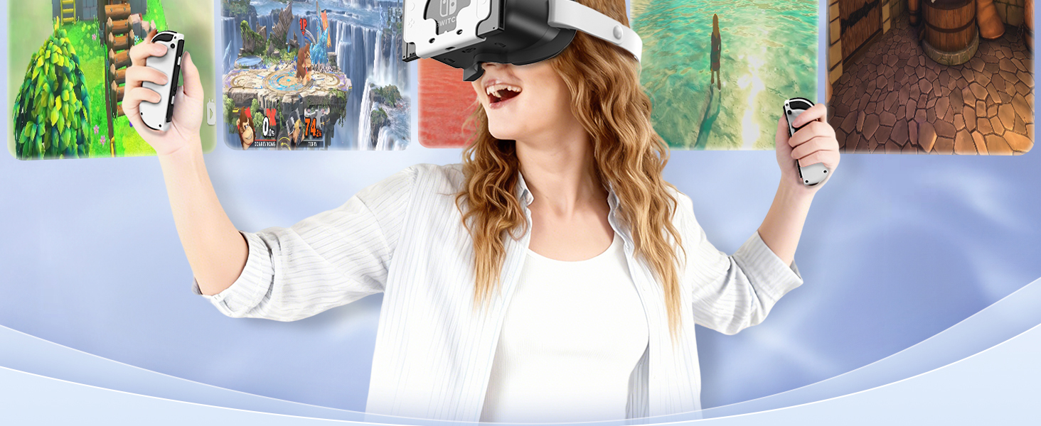Upgraded VR Headset for Nintendo Switch