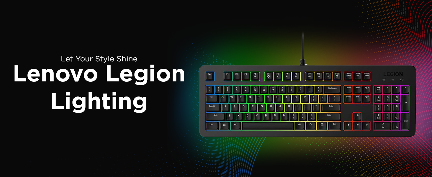 Lenovo Legion K310 RGB - Lighting