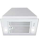 Zomagas Range Hood Insert 24 inch, Built in Kitchen Hood 600CFM, Ducted/Ductless Convertible Stov...