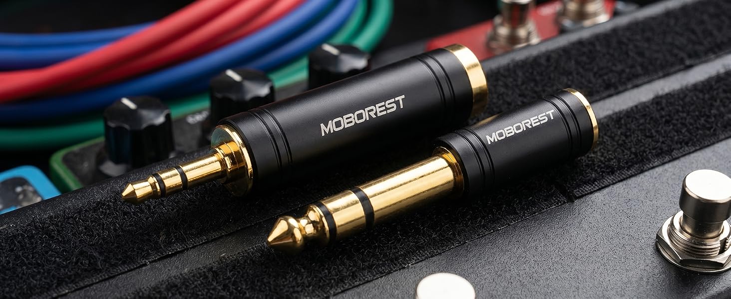 3.5mm to 1/4'' Stereo Audio Adapter, 3.5mm to 1/4'' (6.35mm) Headphone Adapter