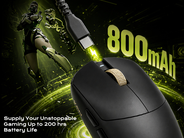 Up to 200 hrs Battery Life