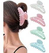 Mesovor 4 pack Acrylic Hair Clips Claws, Nonslip 4.1