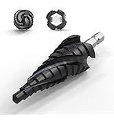 Four Spiral Flute Step Drill Bit, 3/16