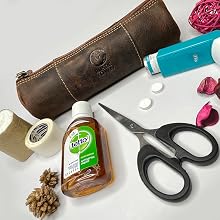 leather pencil case organiz
