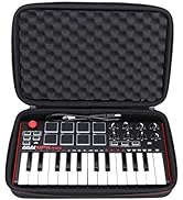 LTGEM Travel Hard Carrying Case for Akai Professional MPK Mini MK3 / MPK Mini Play MK3 / MPK Mini...