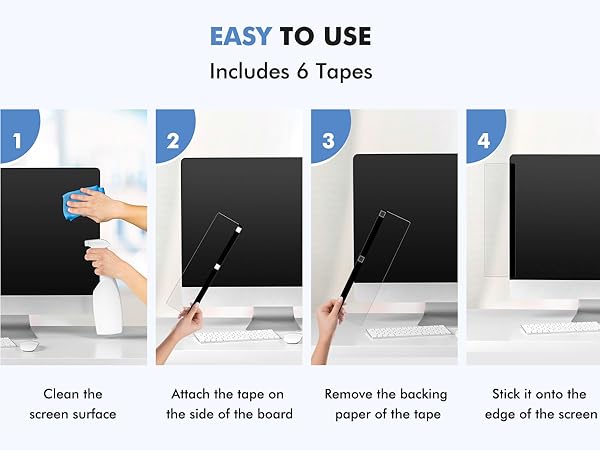 2 pcs acrylic note holders