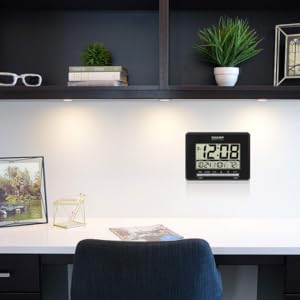 atomic wall clock simple easy to see small wall clock marathon lacrosse