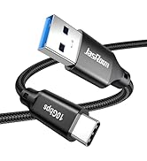 Data Transfer Cable USB to Type C 3FT, 10Gbps USB 3.2 Gen2 A to USB-C Andriod Auto Cord with 3A F...