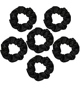 Scrunchies Hair Ties Satin Silk - Hair Bands Scrunchy for Thick Curl Hair No Crease Hair Accessor...