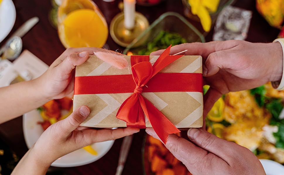 gift wrapping ribbon