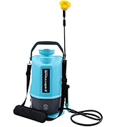 LAWNFUL 1.35 Gallon Battery Powered Sprayer for Long Time Spray, Garden Sprayer & Weed Sprayer wi...