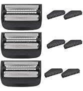 3PCS Shaver Replacement Foil Compatible with Remington PF7400, PF7500, and PF7600 Foil Shavers,Black