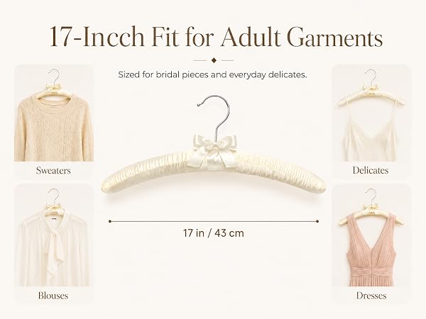 Wedding dress hangers