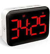 VOCOO Magnetic Kitchen Timer for Cooking with Count Up Countdown, Digital Timer Battery Powered w...