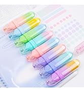 COLNK Highlighters Set of 8 Colors, Chisel Tip Aesthetic Highlighters, Assorted Colors,Cute Highl...