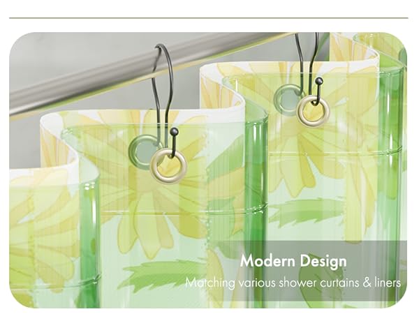 Modern Decorative Shower Curtain Hooks Rust Proof metal shower curtain hooks shower curtain hangers
