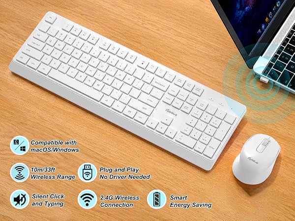wireless keyboard and mouse combo