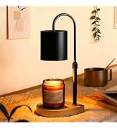 Gugsey Candle Warmer Lamp Black - Dimmable Candle Lamp with Timer, Wax Warmer Lamp for Jar Candle...