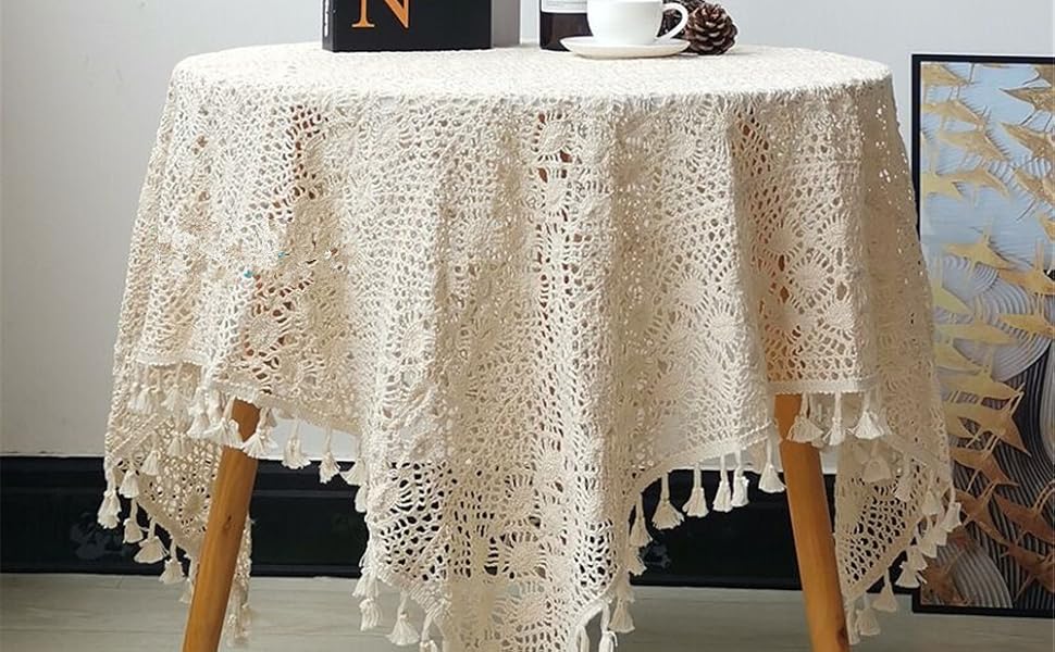 Crochet Doilies Tablecloth