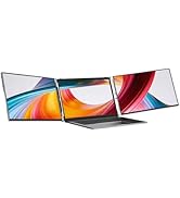 VSDISPLAY 15 Inch Laptop Monitor Extender 1920 * 1080 IPS High Resolution Triple Portable Screen ...