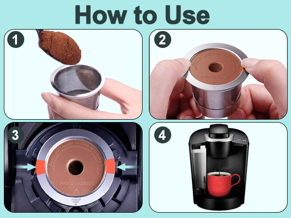 Reusable K Cups Coffee Filter